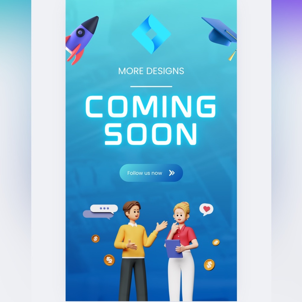 Coming Soon Poster with Characters